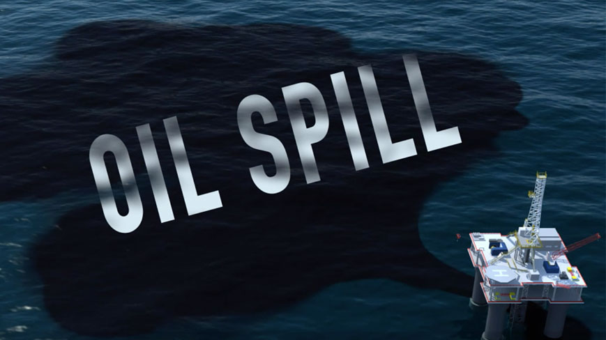 What is an oil spill trajectory?