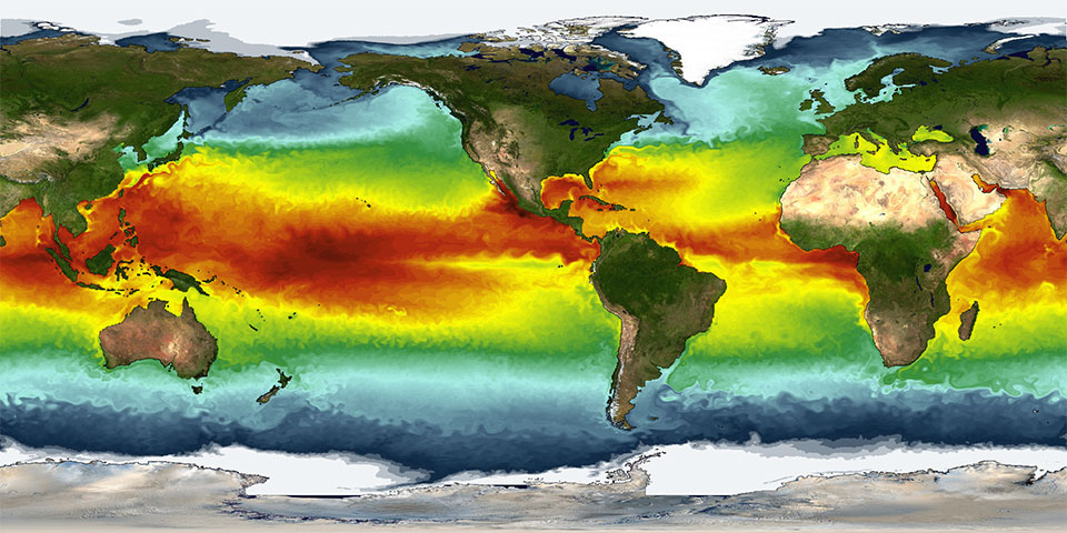 Why do scientists measure sea surface temperature?