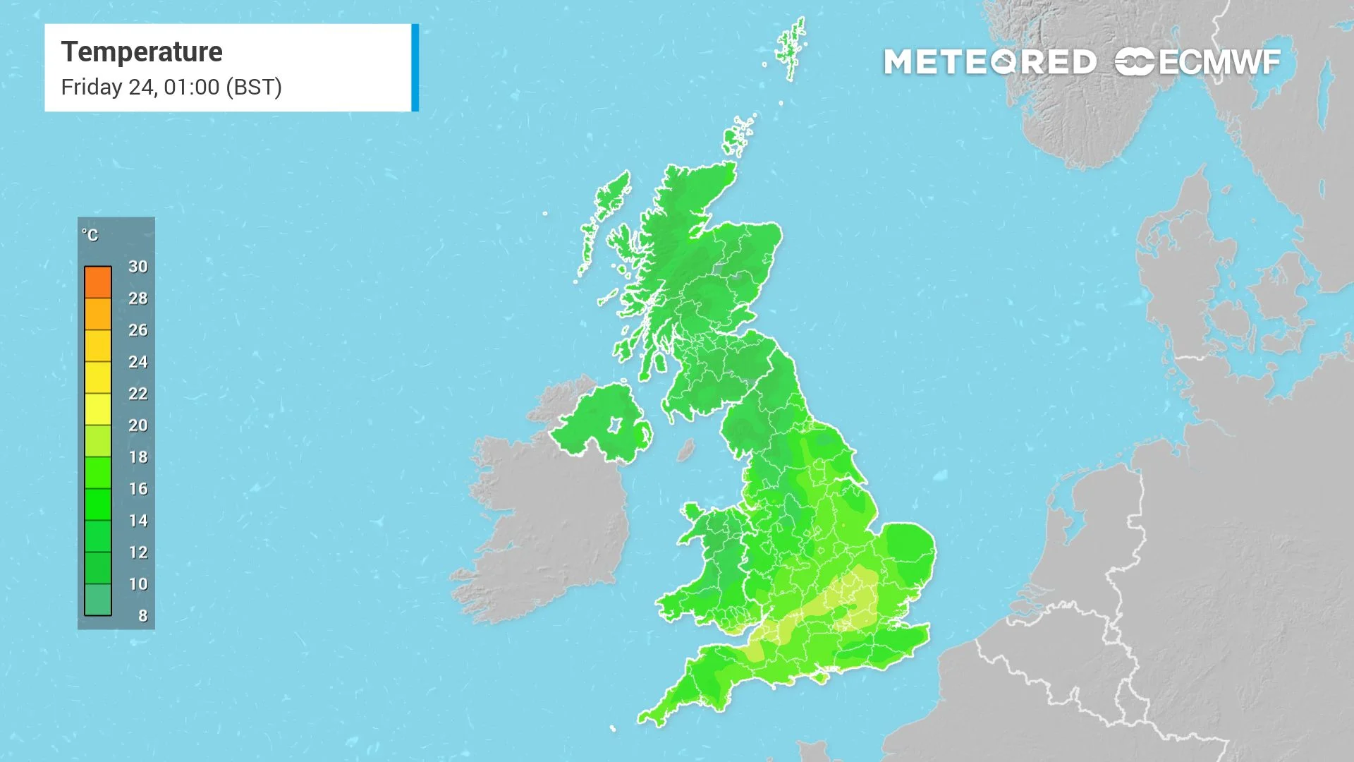 Met Office weather maps show 30C heat – but when will the rain arrive?