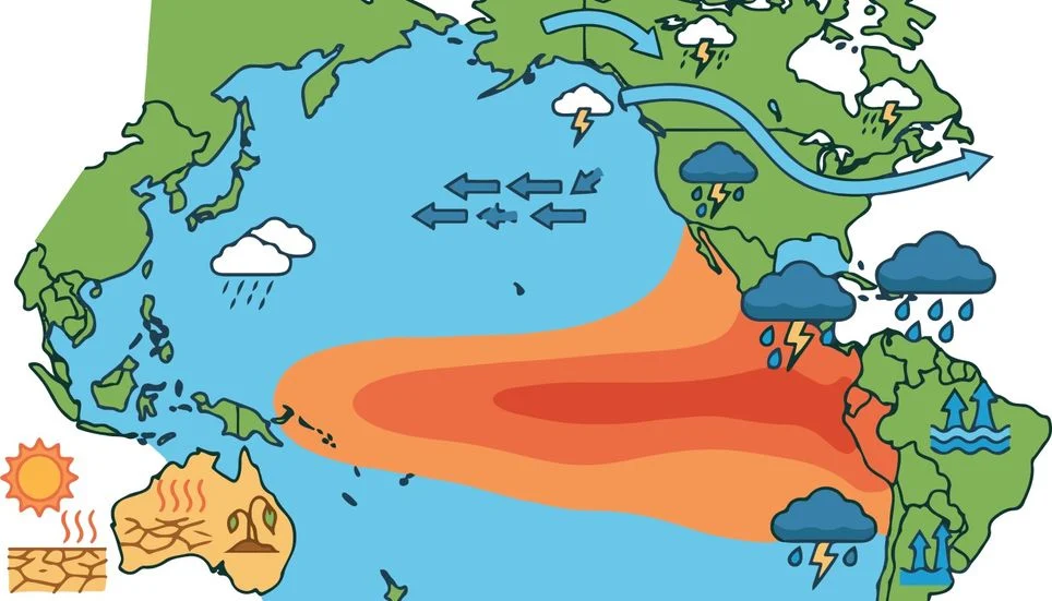 Image accompanying: New research finds that El Niño events now are stronger now than they have ever been