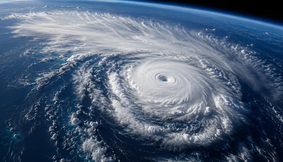 Image accompanying: A study reveals how atmospheric dryness limits rainfall from typhoons and tropical cyclones