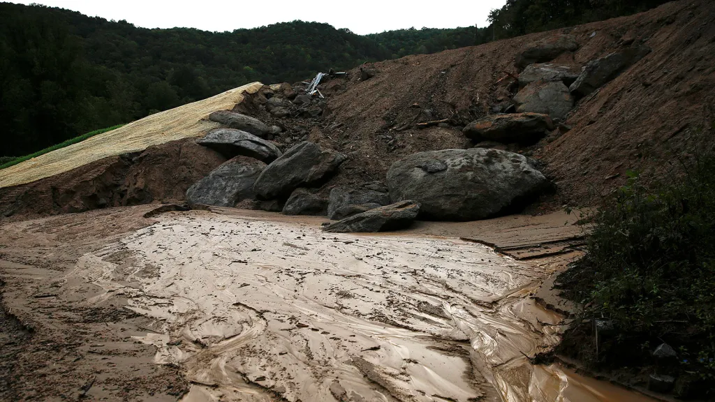 Image accompanying: Climate change is boosting landslide risks in southern Appalachia
