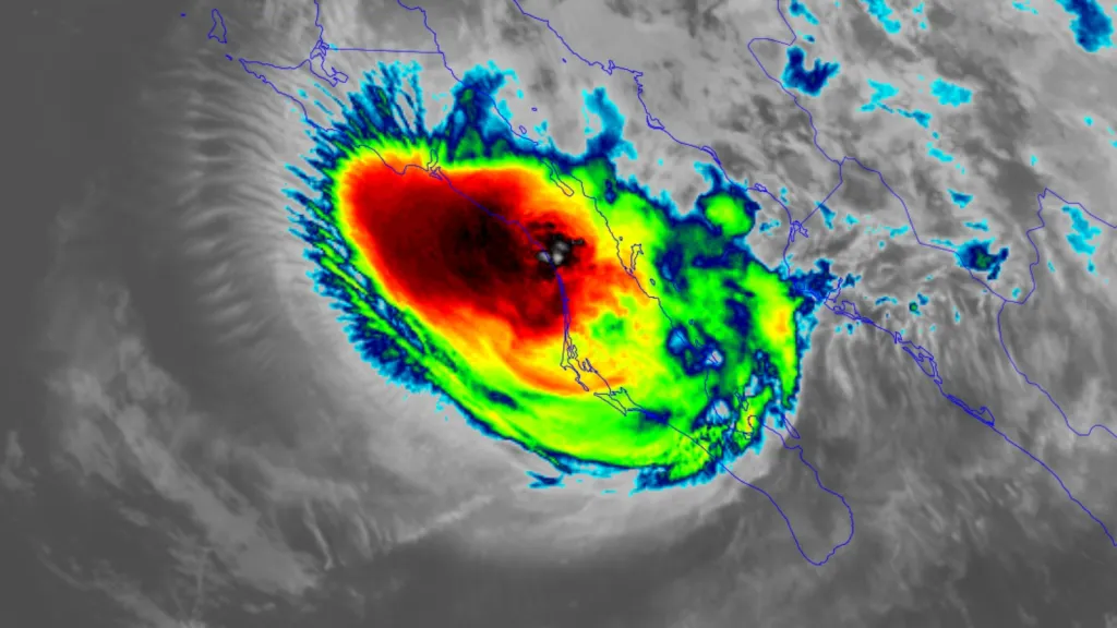 Image accompanying: After two landfalls in Mexico, Hurricane Polo’s rainmaking journey has just begun