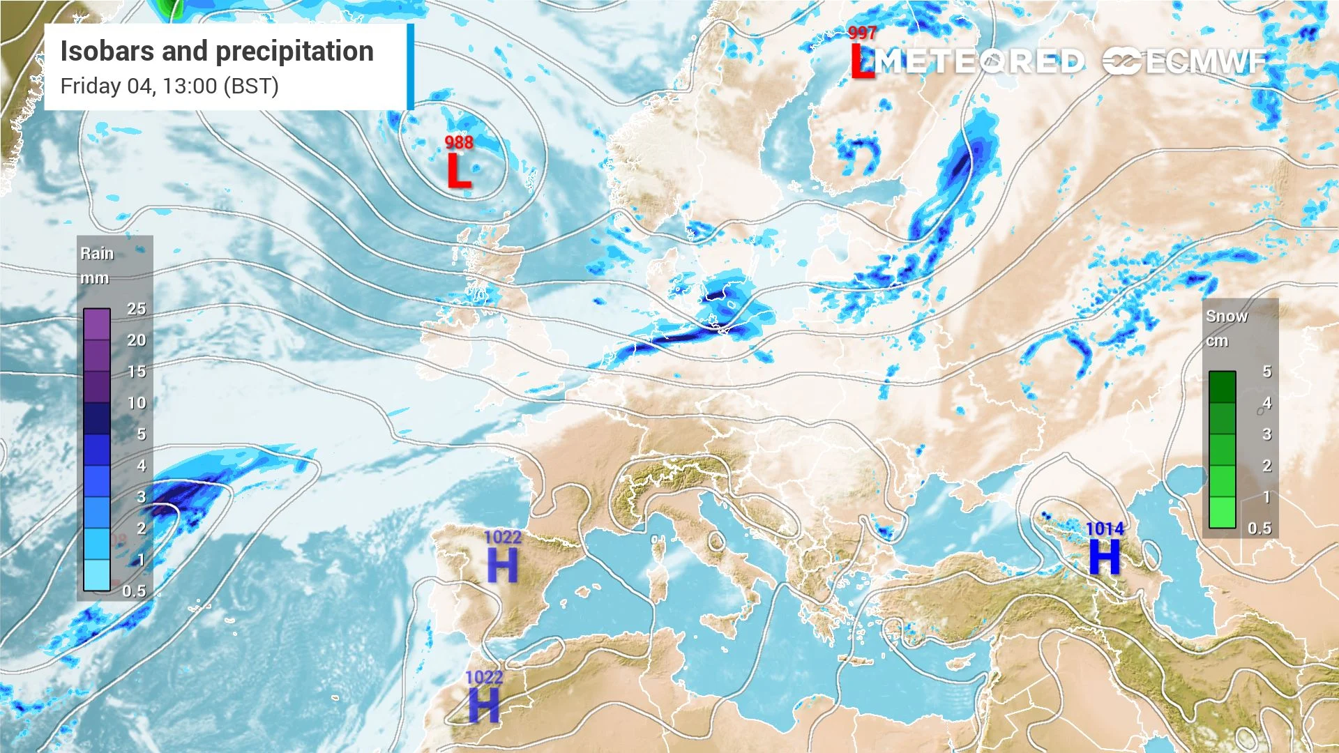 Image accompanying: Outbreaks of rain continue across the UK today but where will the showers be heaviest?
