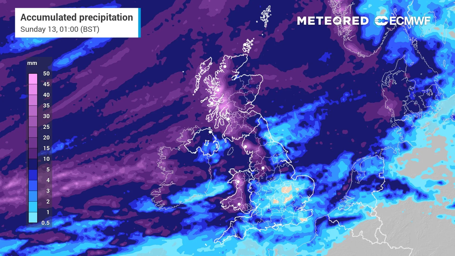 Image accompanying: UK weather: 15.8mm of rain hits Glasgow as London reaches 24°C on Monday