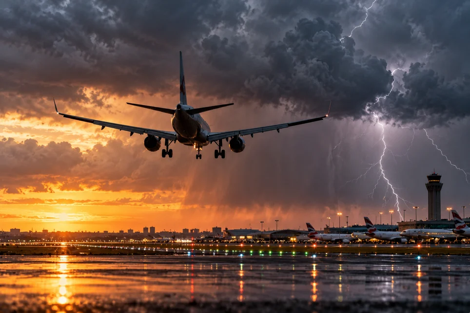 Image accompanying: How climate change is impacting flights in the UK – with more frequent disruptions and worsening turbulence