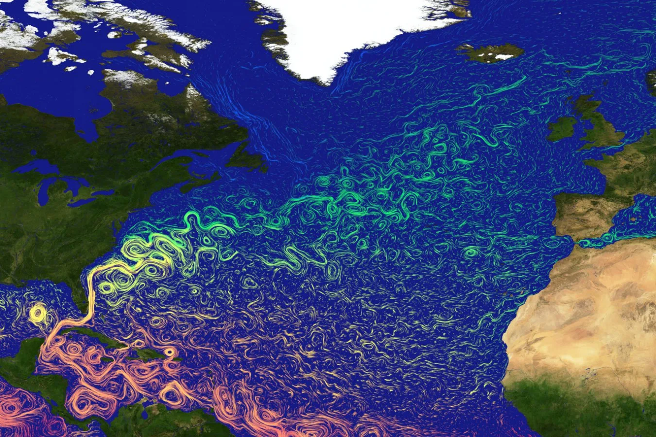 Image accompanying: Satellites show some of the strongest evidence the AMOC is weakening