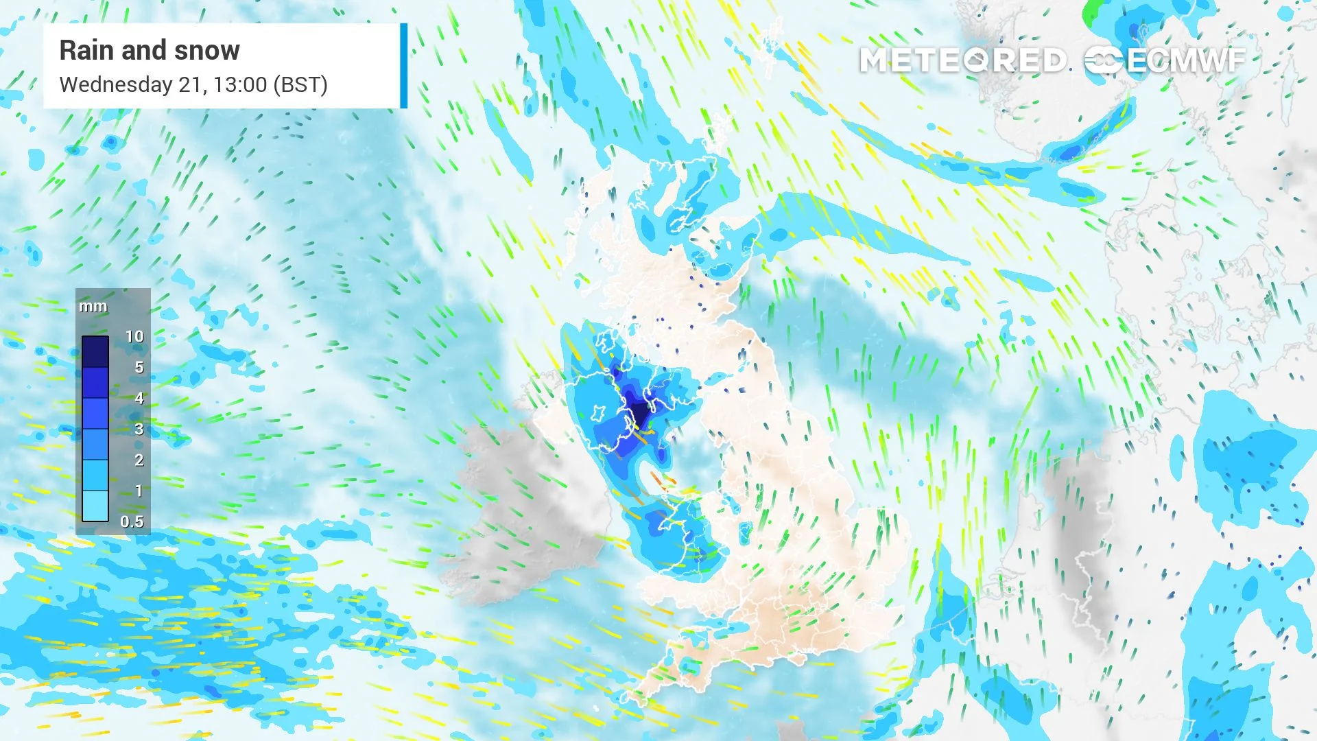 Image accompanying: UK Weather: 13°C chill returns as rain sweeps north and unsettled conditions take hold