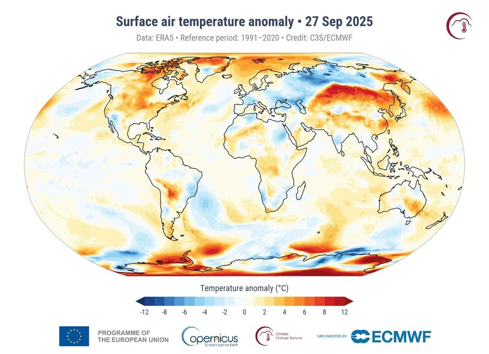 Image accompanying: El Niño intensifies: September 2026 saw record ocean and global temperatures