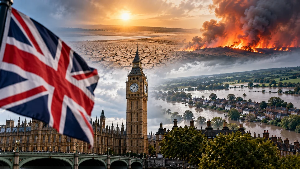 Image accompanying: UK government creates ‘world-first taskforce’ to treat climate change as a security threat